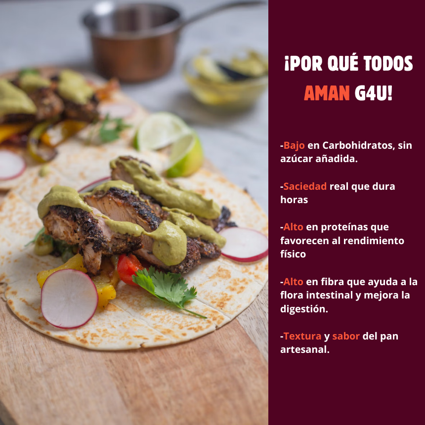 TORTILLA | Proteica ; Low-Carb ; Sin Azúcar ; Apto Keto (10 unidades)