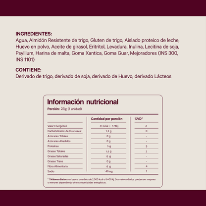 TORTILLA | Proteica ; Low-Carb ; Sin Azúcar ; Apto Keto (10 unidades)