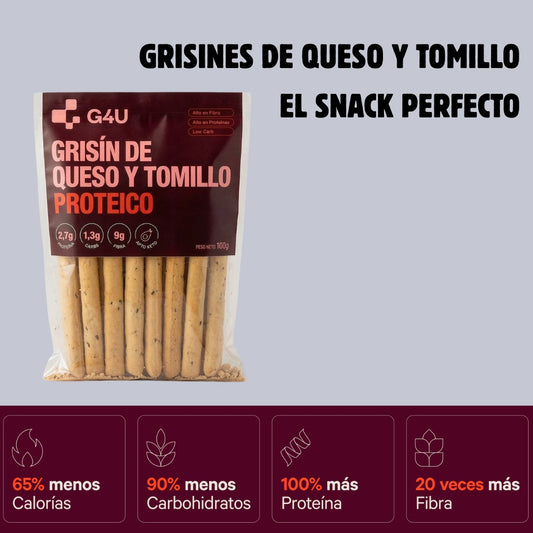 Grisin Queso   | Proteico ; Low-Carb ; sin azúcar ; Apto Keto